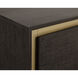 Alvaro 28 X 26 inch Grey / Rustic Bronze Night Stand